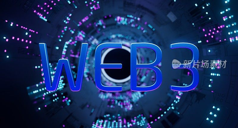 WEB3下一代万维网区块链技术具有去中心化信息、分布式社交网络