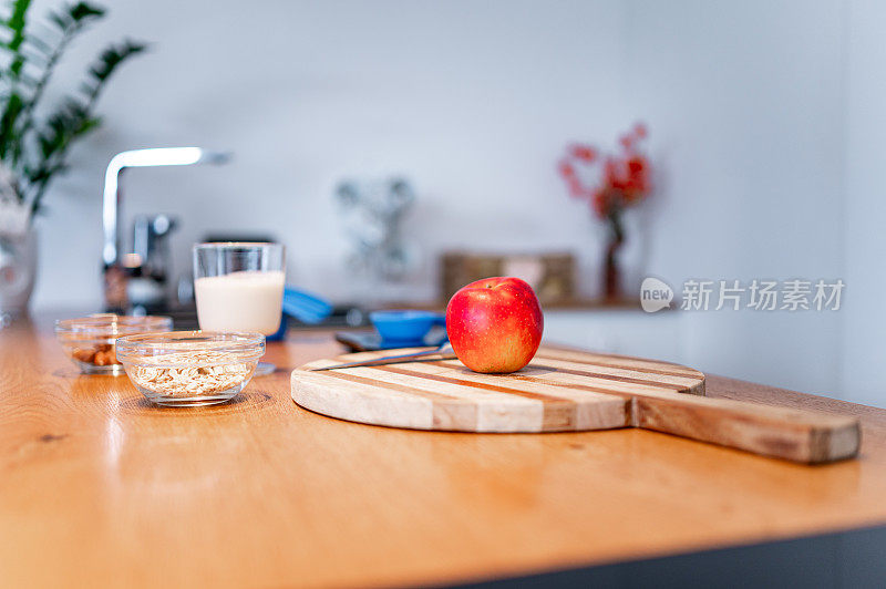 健康膳食的食材就在厨房柜台上