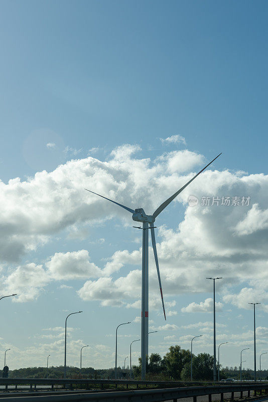 风能工厂。风力发电