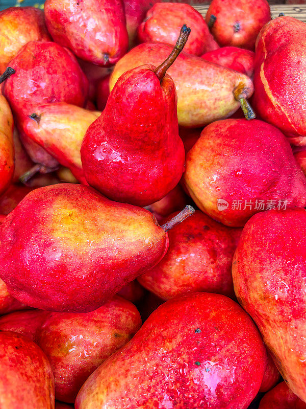 农贸市场-红色安茹梨