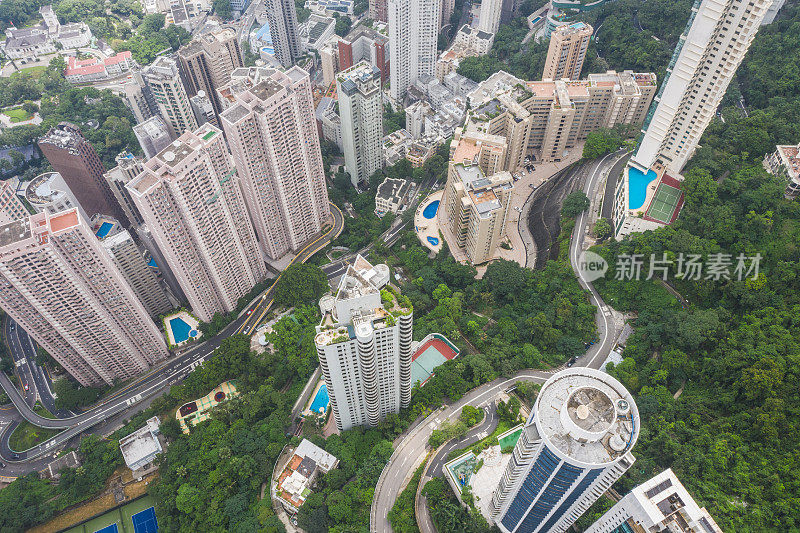 俯视图香港