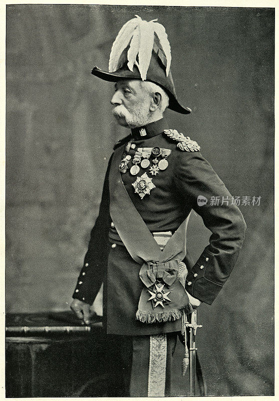 丹尼尔·莱森斯将军，19世纪伦敦塔巡警