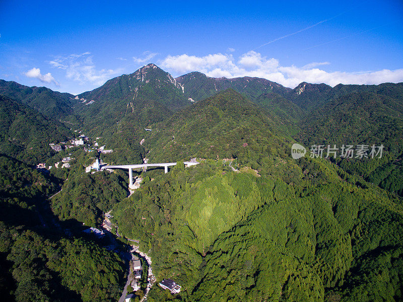 云山温泉镇鸟瞰图