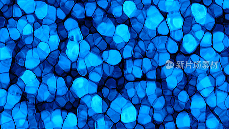 浅蓝色抽象时尚细胞背景