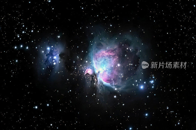 大猎户座星云M42，在猎户座，银河系