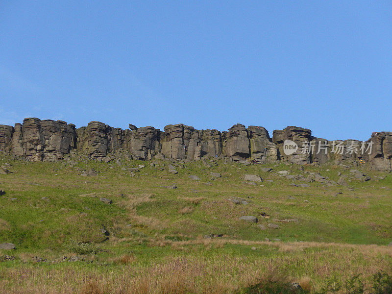 Stanage边缘,英格兰