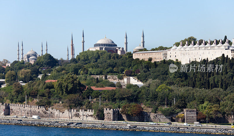 蓝色清真寺，圣索菲亚大教堂和托普卡帕宫