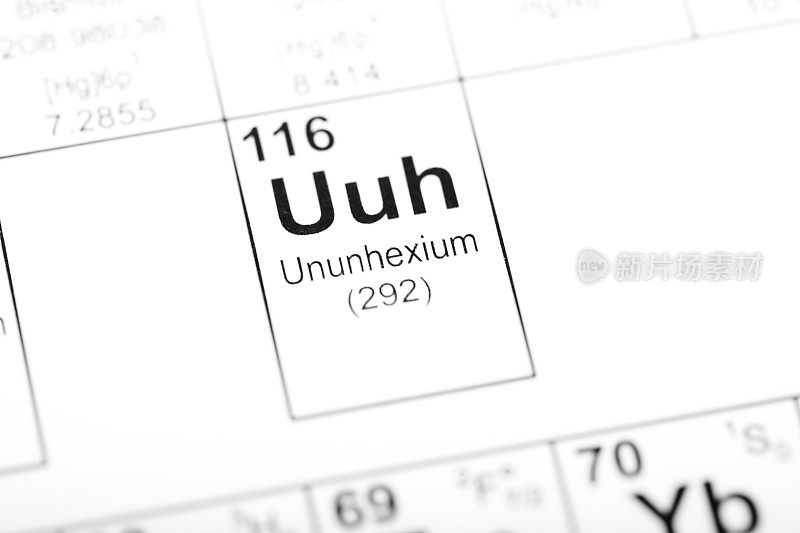 元素周期表元素Ununhexium