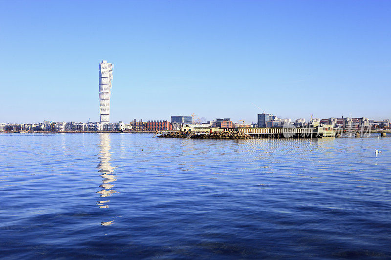 马尔默市海岸全景