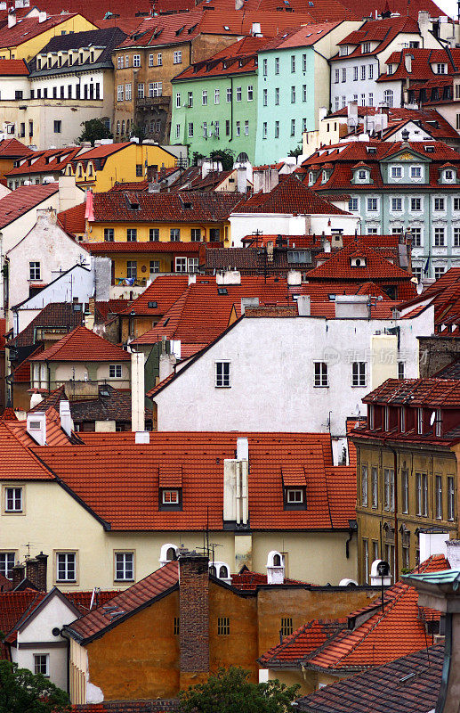 布拉格郊区-典型的欧洲城市景观