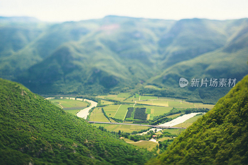 意大利的阿迪杰山谷