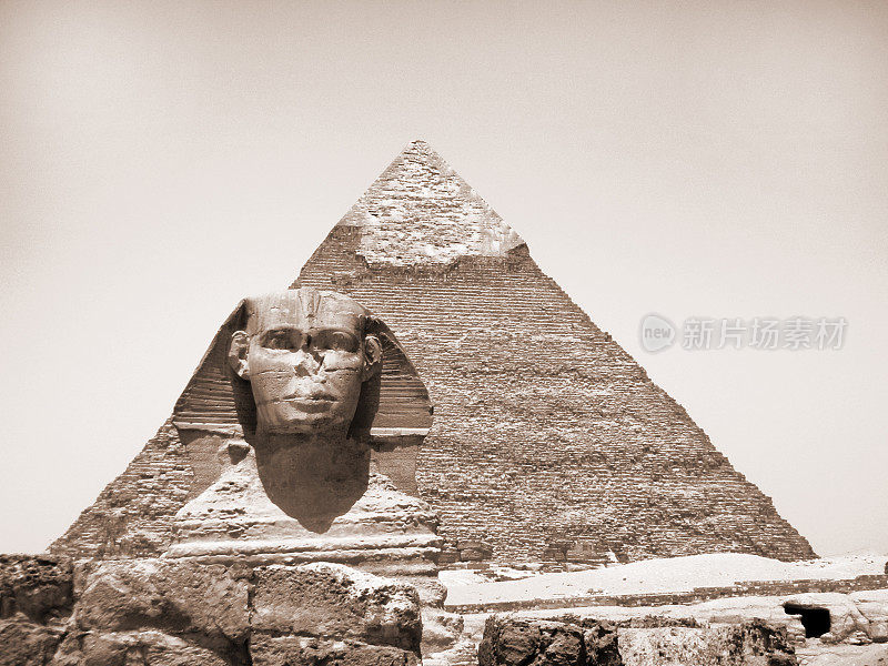 狮身人面像和哈夫拉金字塔