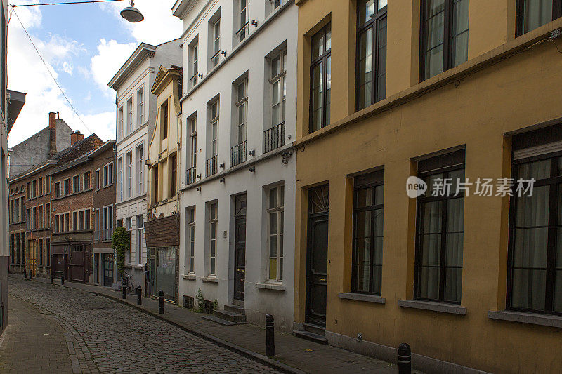 比利时根特街的历史古老建筑