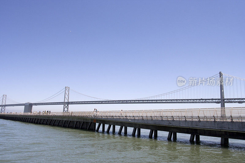 海湾大桥和码头