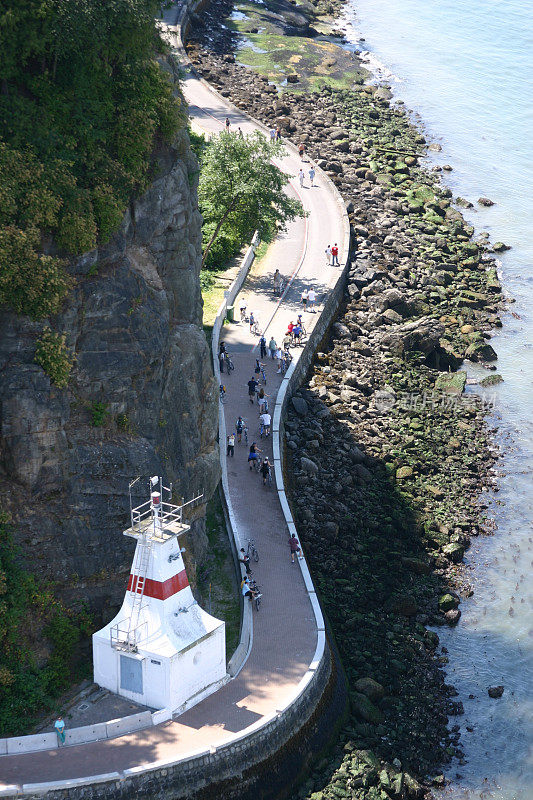 温哥华:斯坦利公园海堤