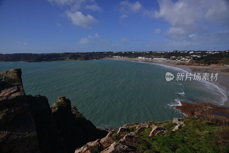 英国泽西岛圣布雷德湾