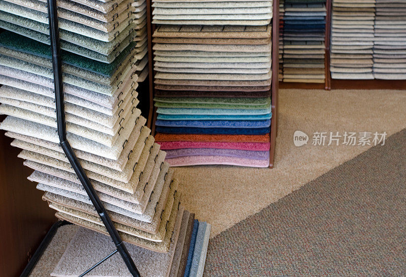 零售地毯样品展示