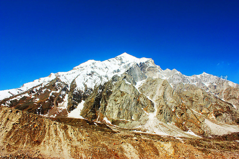 喜马拉雅山的Bhagirathi峰