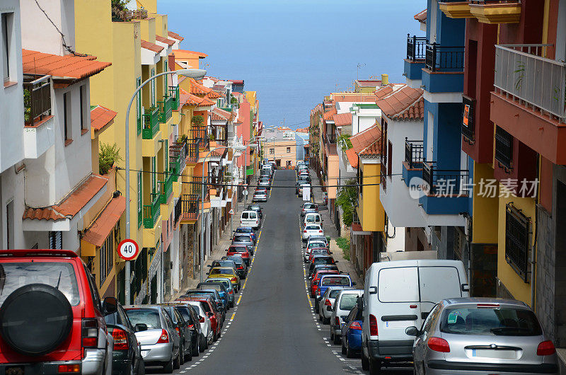 西班牙特内里费的街道
