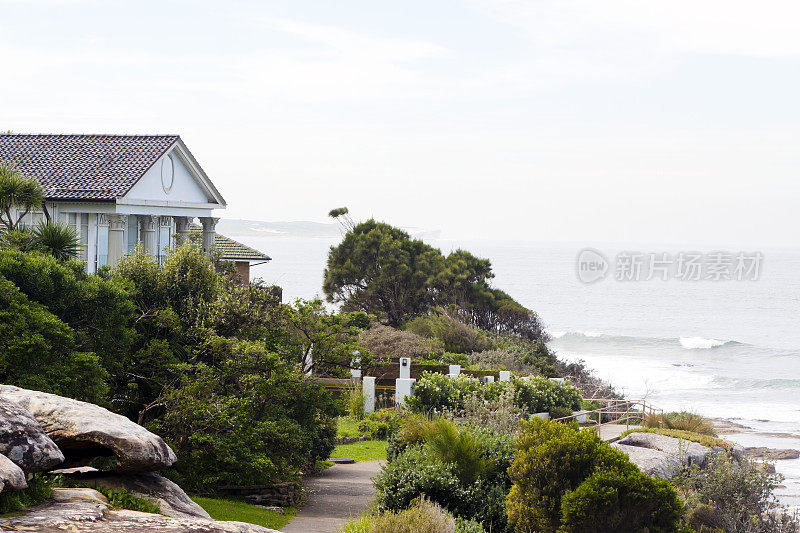 海滨住宅和花园，有复印空间