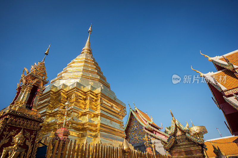 泰国清迈，素贴寺