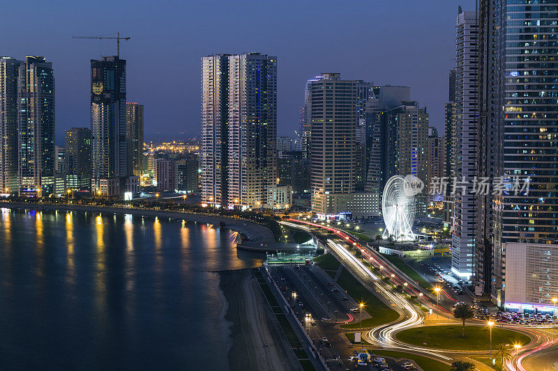 沙迦，阿尔汗滨海大道