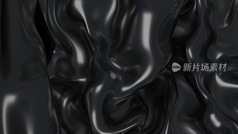 3D插图黑色树脂