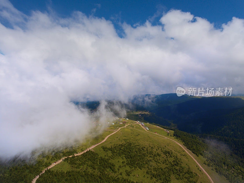 日加纳山顶的景色