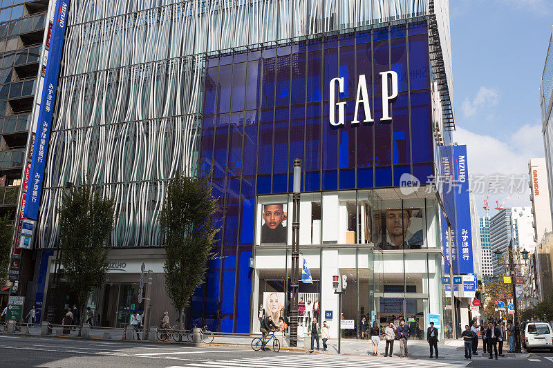 日本的Gap旗舰店