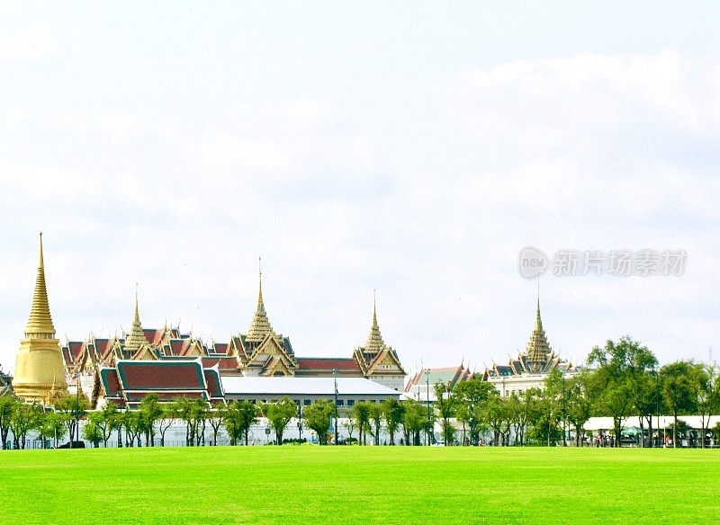 泰国曼谷的玉庙和大皇宫