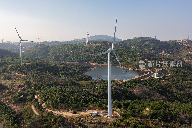 山顶风力发电厂