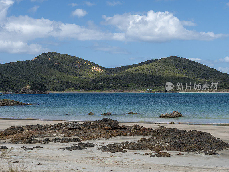 新西兰北部地区的海滩和海岸线