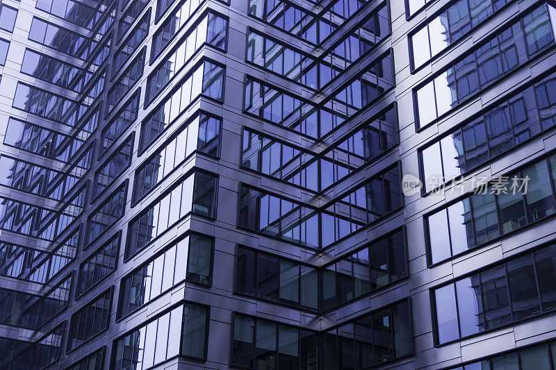 现代建筑的玻璃外墙
