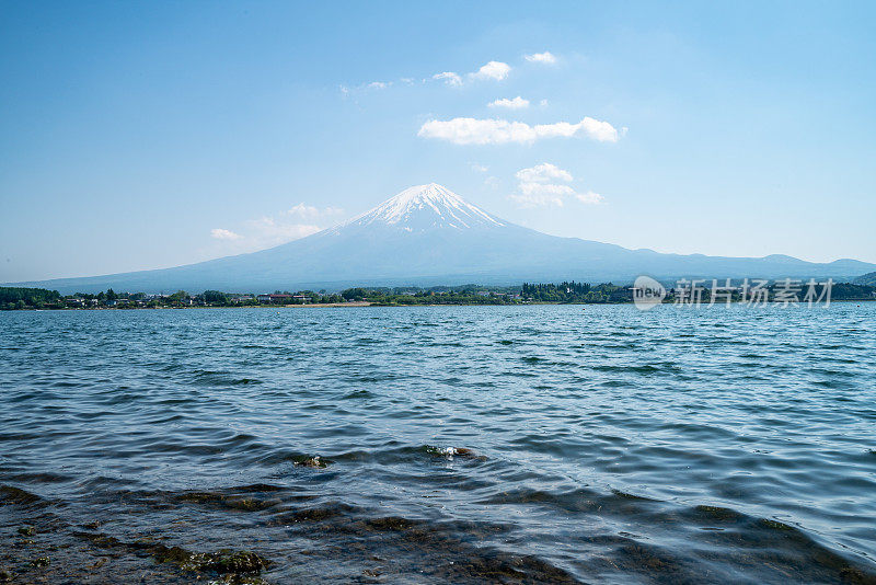 春天的富士山