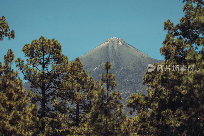 加那利群岛特内里费岛的泰德火山