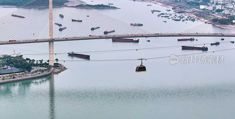 美丽的下龙市，广宁，越南