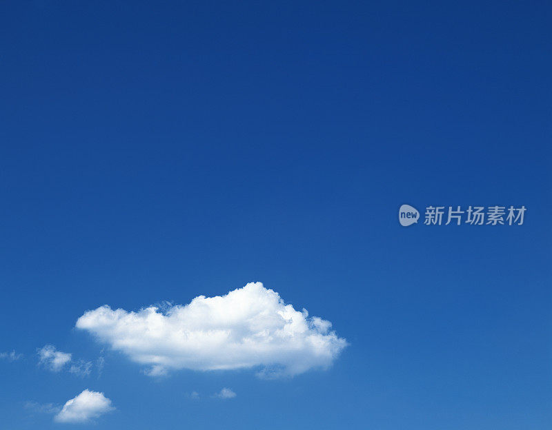 云在蓝天，复制空间，南水北调市，千叶县，日本