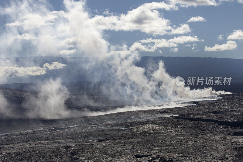 火山蒸汽活动