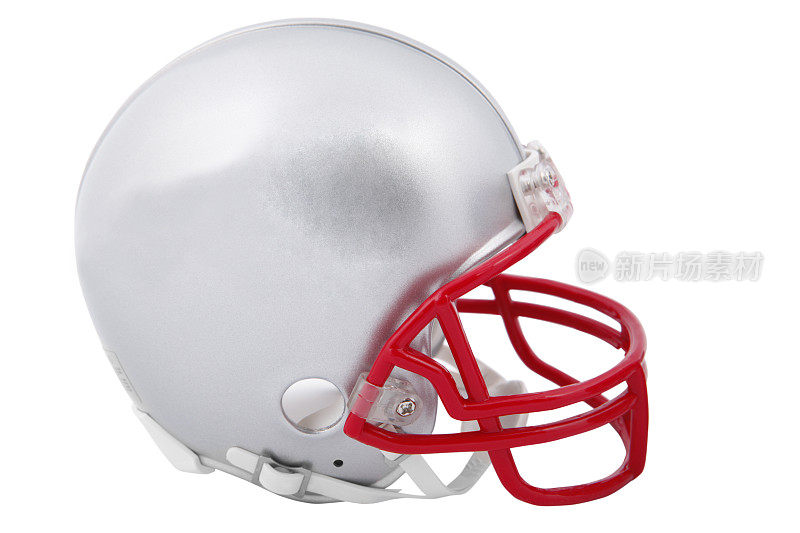 灰色美式橄榄球头盔