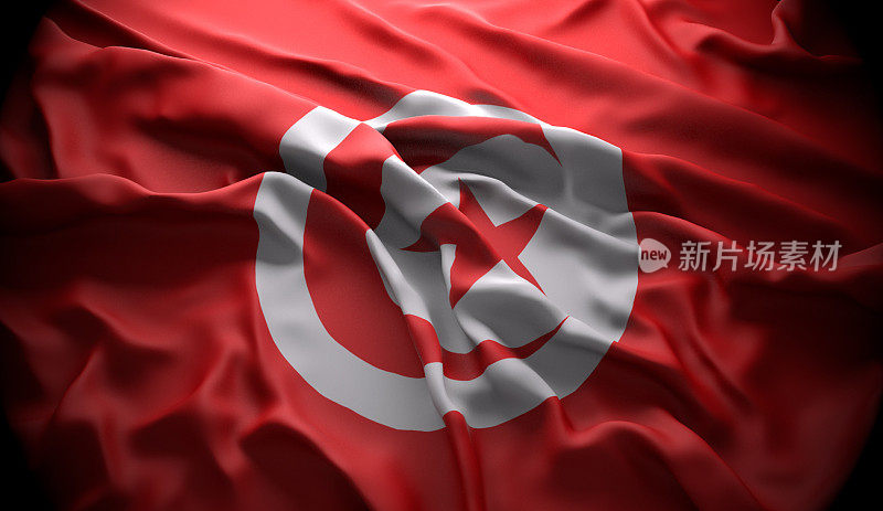 突尼斯，突尼斯国家官方国家旗帜