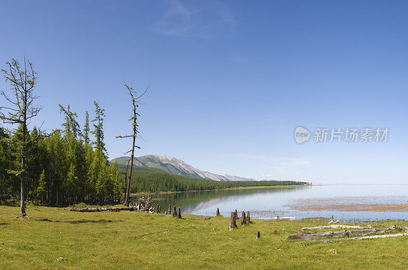 库苏古尔湖，蒙古北部