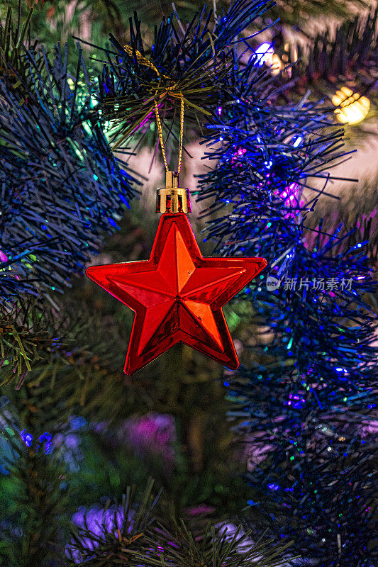 红星和圣诞树