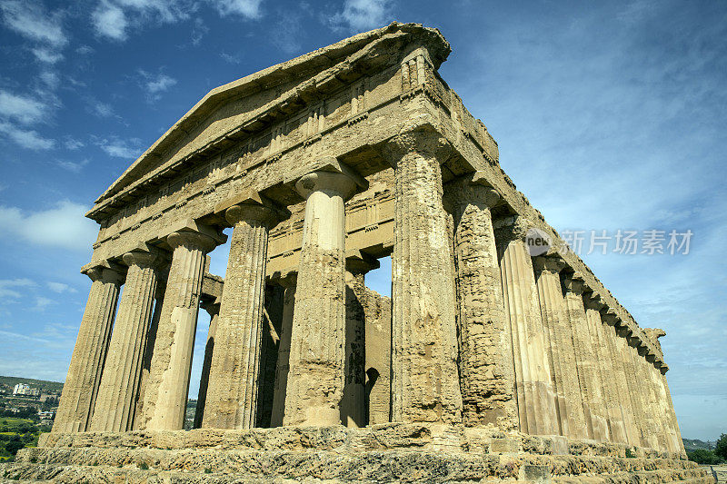 阿格里琴托西西里的希腊神庙