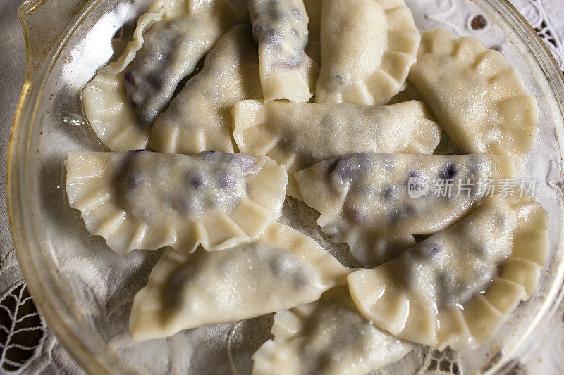 Pierogi与蓝莓