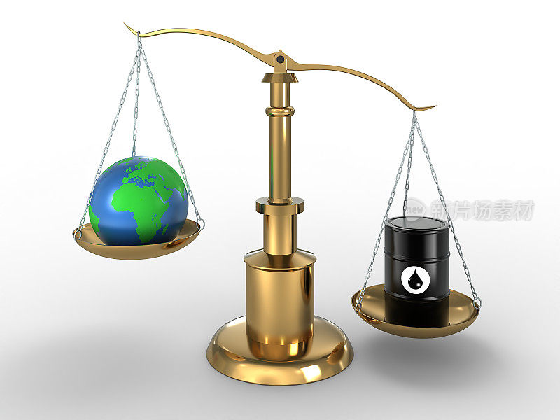 石油价值超过世界，在尺度上(包括剪切路径)
