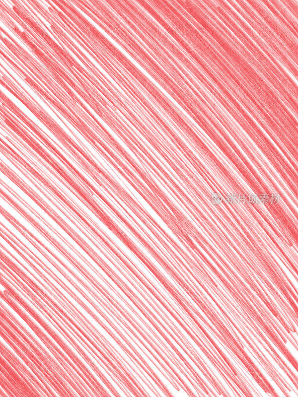 斜红色铅笔条纹。