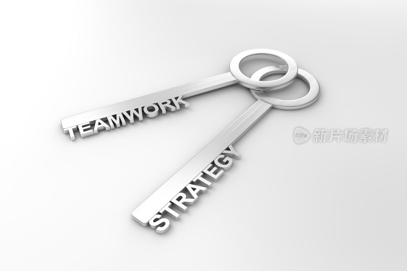 两个关键字“团队合作”和“战略”，经营理念。