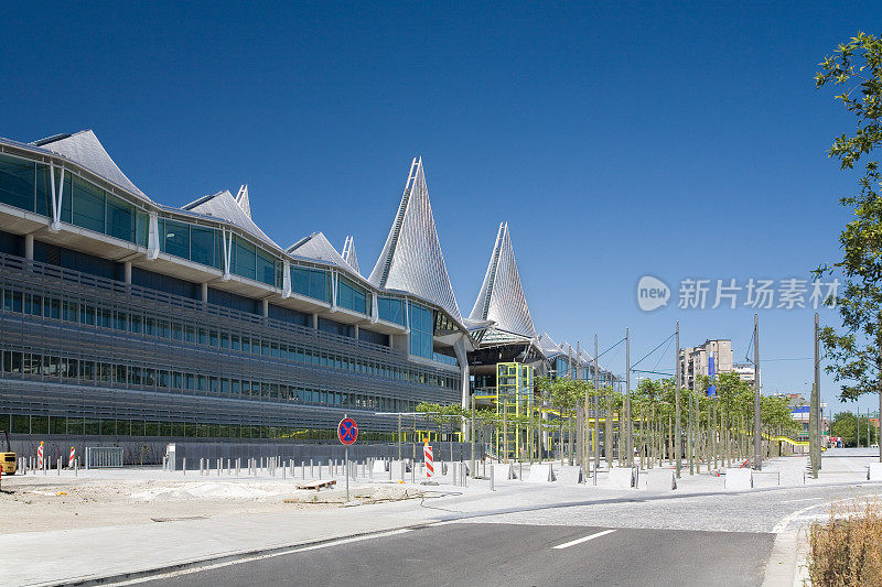 安特卫普法院，建筑工地