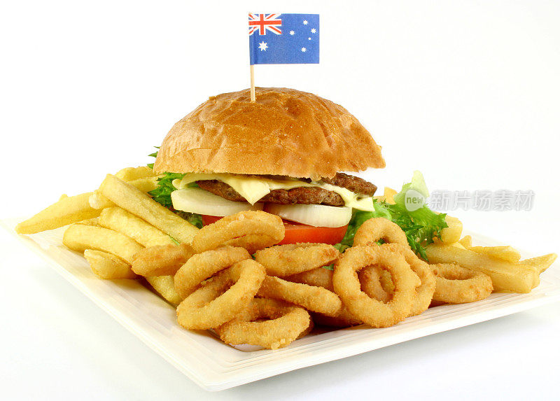 澳大利亚国旗汉堡
