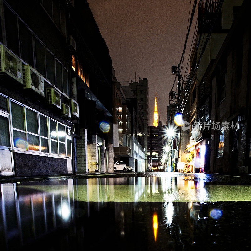 城市的雨夜